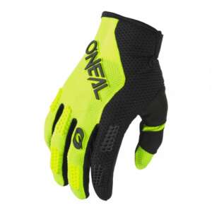 Детски мотокрос ръкавици O'NEAL ELEMENT RACEWEAR BLACK/NEON YELLOW V.24