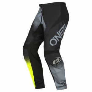 Мотокрос брич O’NEAL ELEMENT RACEWEAR V.22 BLACK/GRAY/NEON YELLOW