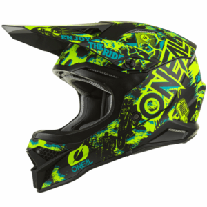 Мотокрос каска O'NEAL 3SERIES ASSAULT V.22 BLACK/NEON YELLOW