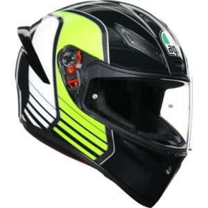 Каска за мотор AGV K1 POWER GUNMETAL/WHITE/GREEN