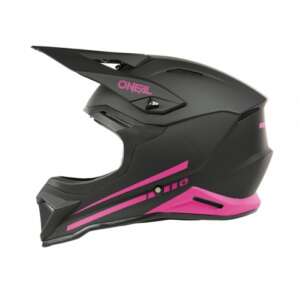 Детска каска O'NEAL 1SERIES SOLID BLACK/PINK V.25