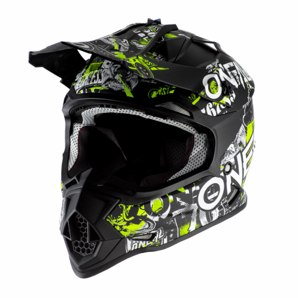 ДЕТСКА КРОС КАСКА O'NEAL 2SERIES ATTACK BLACK/NEON YELLOW 2020 - Image 3