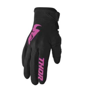 Дамски мотокрос ръкавици THOR WOMEN'S SECTOR BLACK/PINK