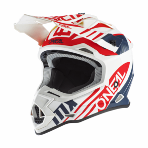 Каска O'NEAL 2SERIES SPYDE 2.0 WHITE/BLUE/RED 2020