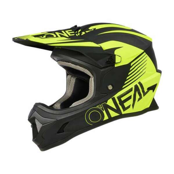 Детска каска O'NEAL 1SERIES STREAM V.23 BLACK/NEON YELLOW