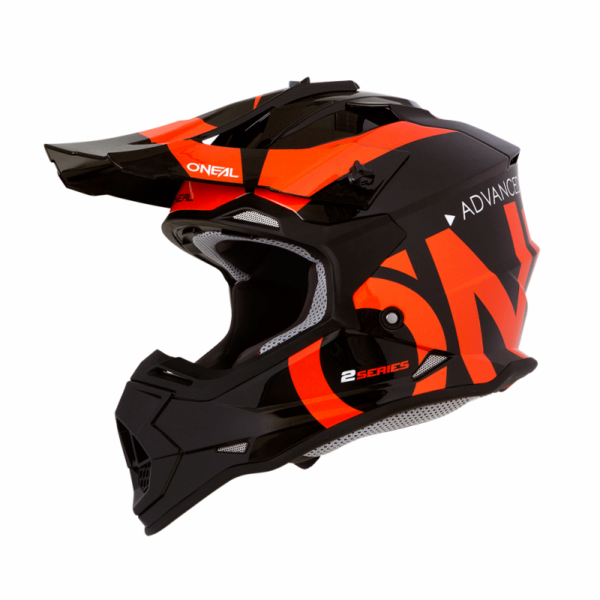 Детска крос каска O`NEAL 2SERIES RL SLICK BLACK/ORANGE