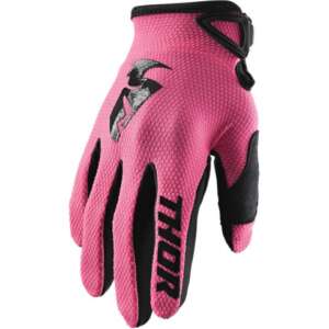 Дамски мотокрос ръкавици THOR WOMEN'S SECTOR PINK GLOVE