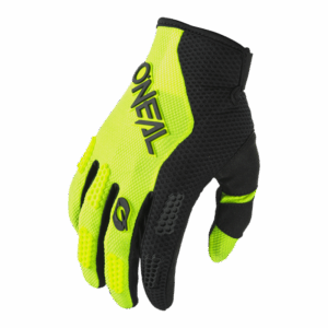 Детски мотокрос ръкавици O'NEAL ELEMENT RACEWEAR BLACK/NEON YELLOW V.24