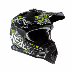 ДЕТСКА КРОС КАСКА O'NEAL 2SERIES ATTACK BLACK/NEON YELLOW 2020