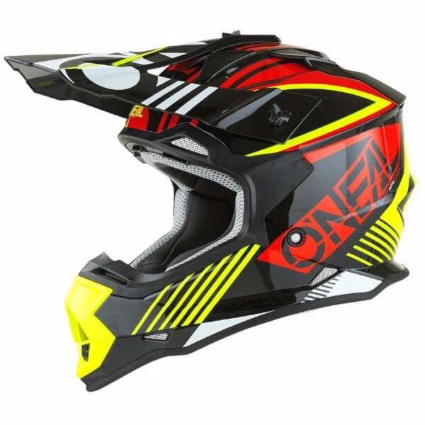 ДЕТСКА КРОС КАСКА O'NEAL 2SERIES RUSH V.22 RED/NEON YELLOW