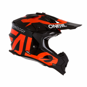 Мотокрос каска O'NEAL 2SERIES SLICK NEON BLACK/ORANGE