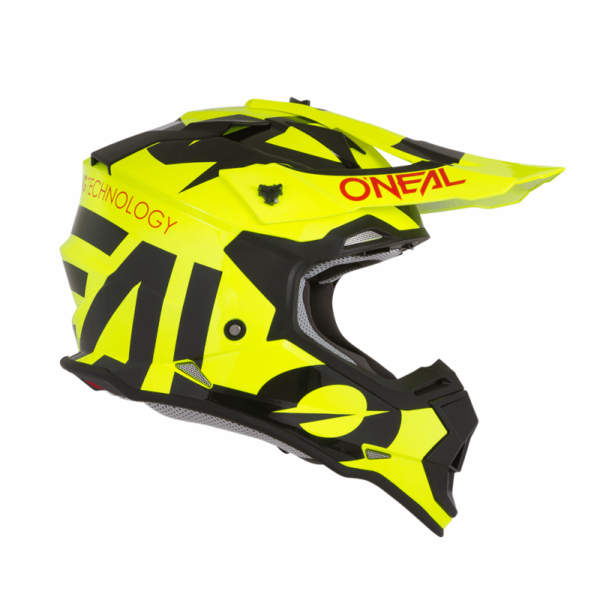 Детска крос каска O`NEAL 2SERIES RL SLICK NEON YELLOW/BLACK - Image 3