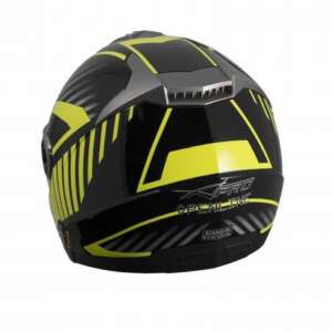 Каска за скутер A-PRO OPENLINE BLACK/FLUO